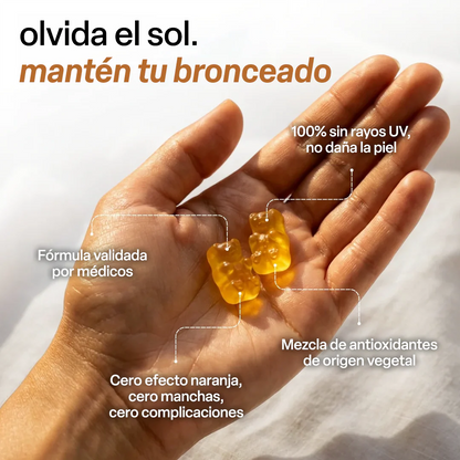 TANNING GUMMIES - gomitas para la piel