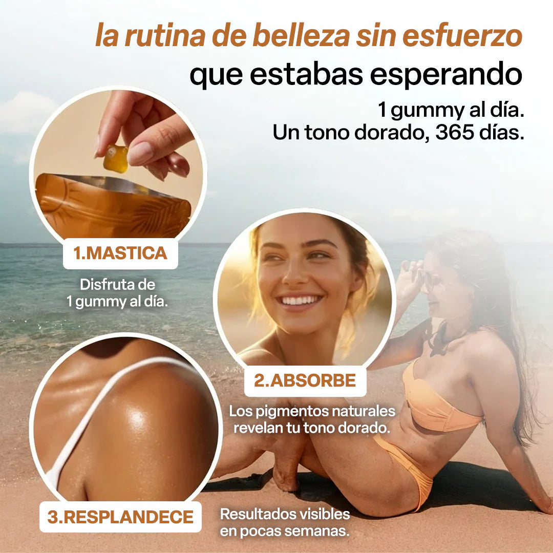 TANNING GUMMIES - gomitas para la piel